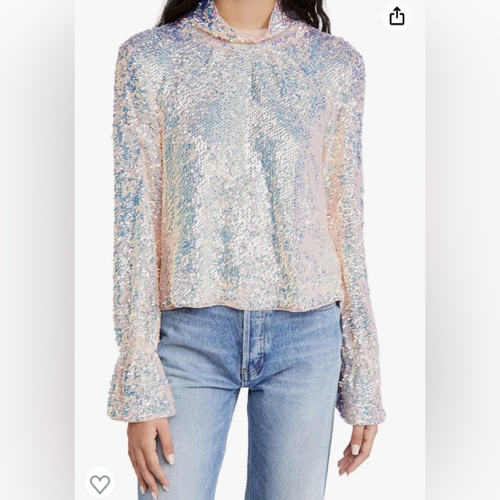 NWT FREE PEOPLE MOONSTRUCK TOP SMALL